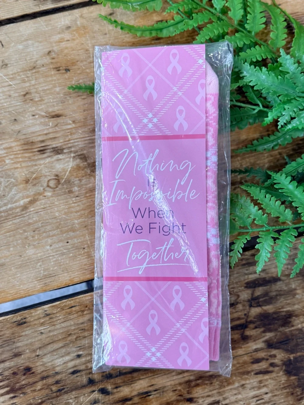 ⚡️Pink Breast Cancer Awareness Socks NWT
